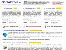 Tablet Screenshot of corsoexcel.it